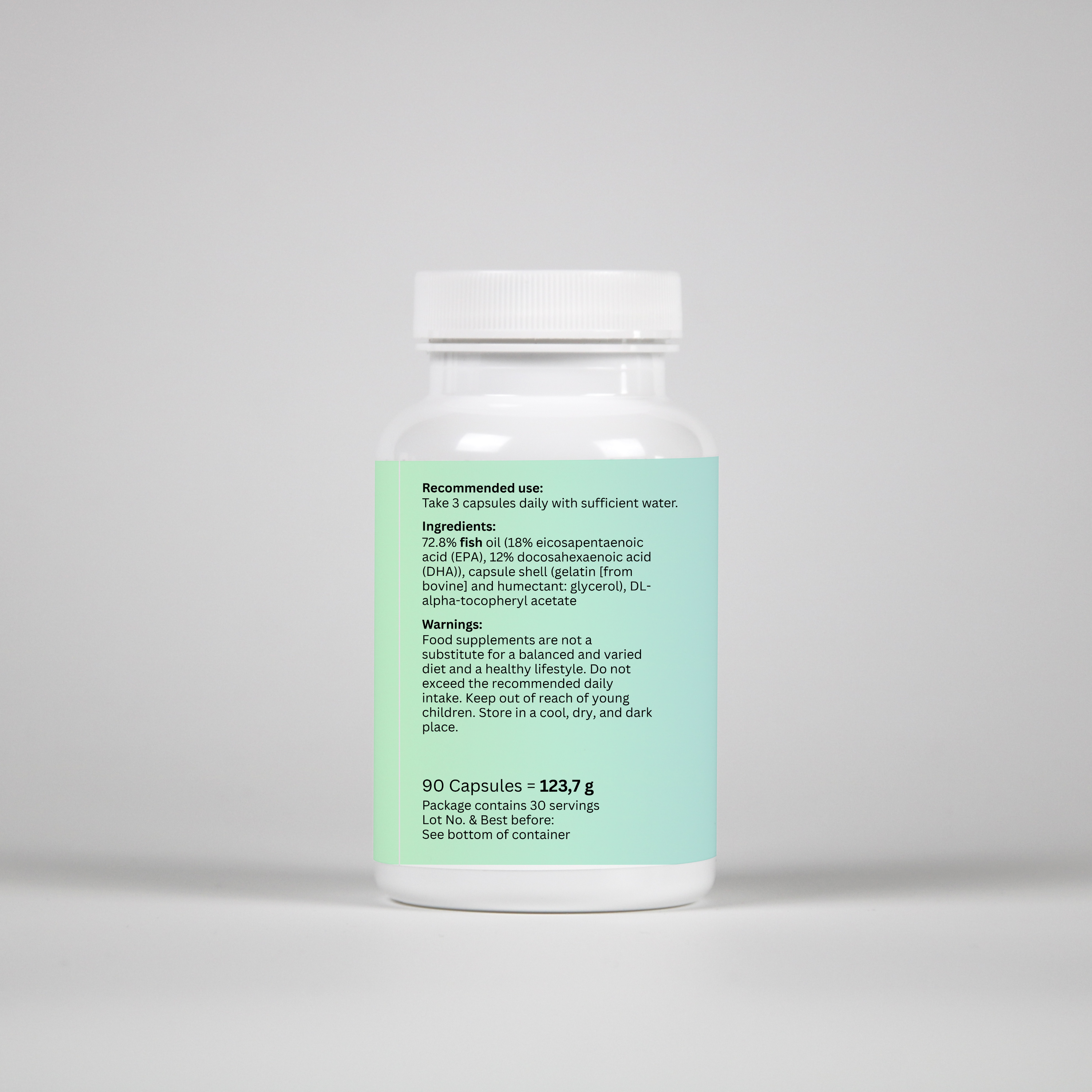 Omega-3 + Vitamin E – 90 Capsules