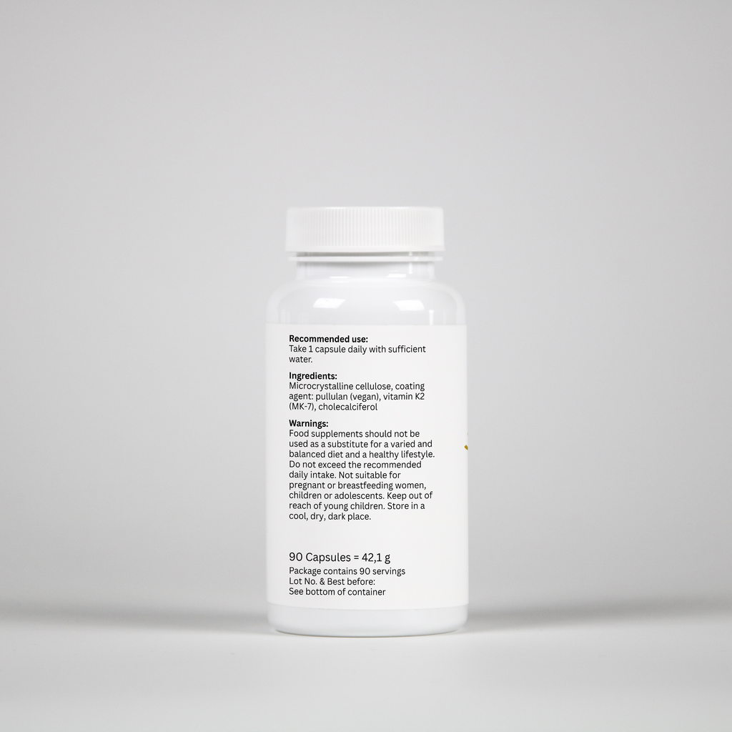 Vitamin D3 + K2 – 90 Capsules