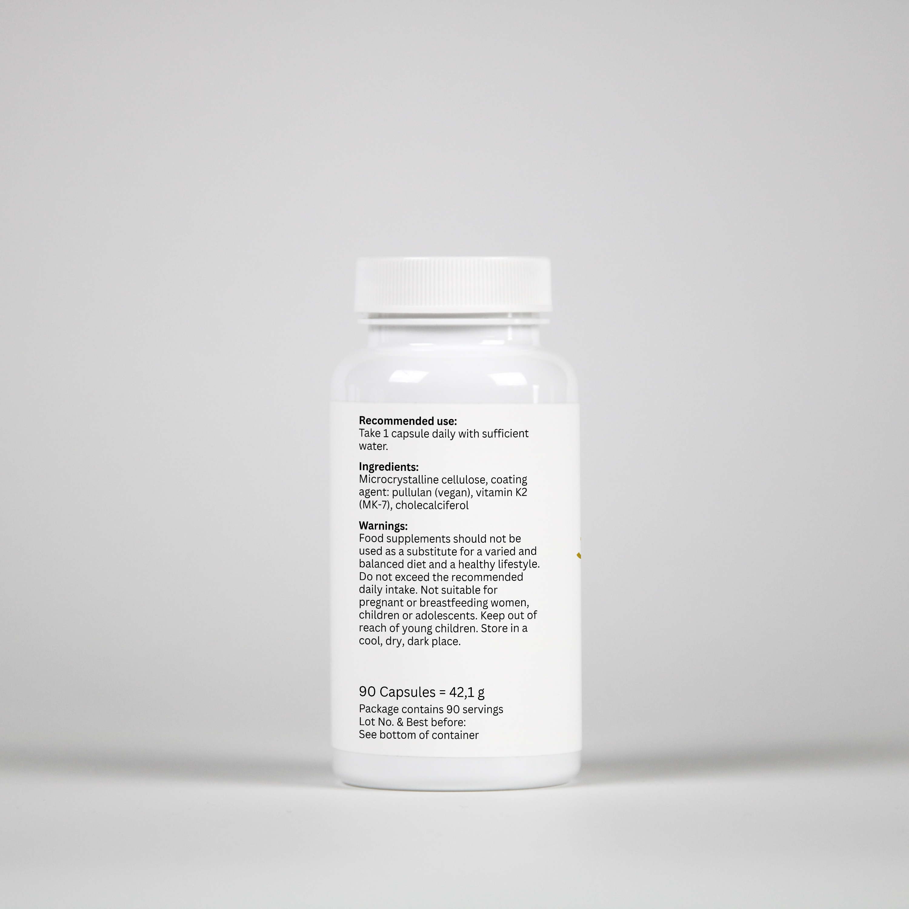 Vitamin D3 + K2 – 90 Capsules