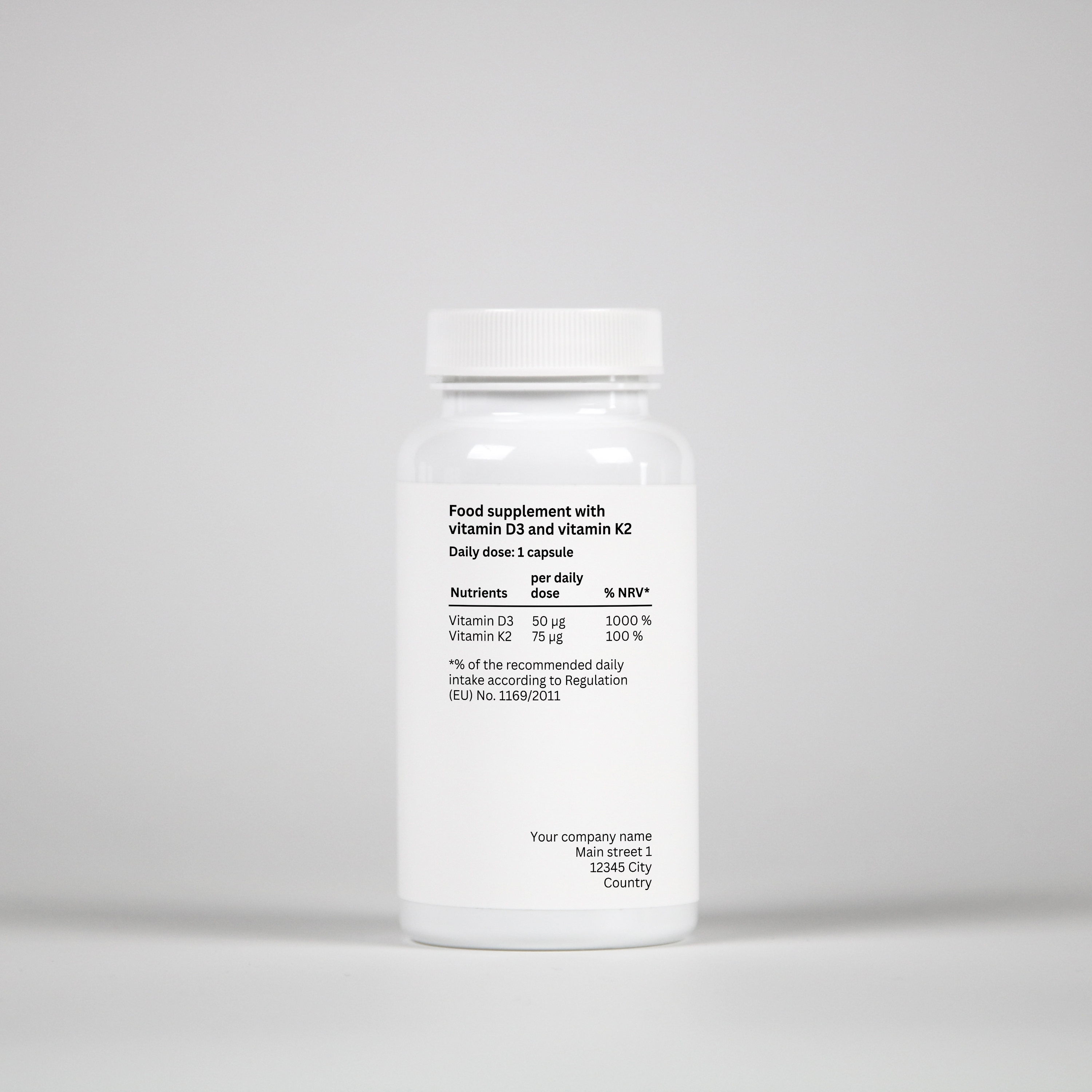Vitamin D3 + K2 – 90 Capsules